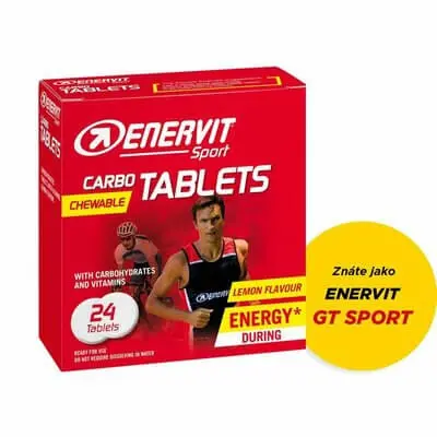 ENERVIT Carbo Tablets 24 ks - citrón