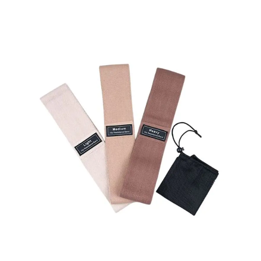 Textilní odporové gumy, set 3 ks